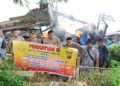 Kapolsek Kuantan Mudik : Kembali Beraktifitas 1 Dari 3 Rakit Peti Dapat Di Musnahkan 2 Berhasil Kabur.