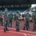 Gubernur AAL Ikuti Apel Dansat TNI Tahun 2023.