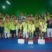 Dandim 0726/Sukoharjo serahkan Piala dan Sertifikat Kejuaraan Karate Open Championship Piala Bergilir Dandim.