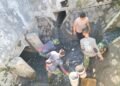 Pasca Banjir, Koramil 03/Serengan Bersama Warga Kerja Bakti Bersihkan Lingkungan.