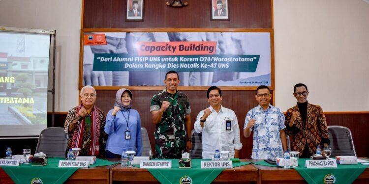 Capacity Building Persembahan Alumni FISIP UNS Untuk Korem 074/Warastratama.