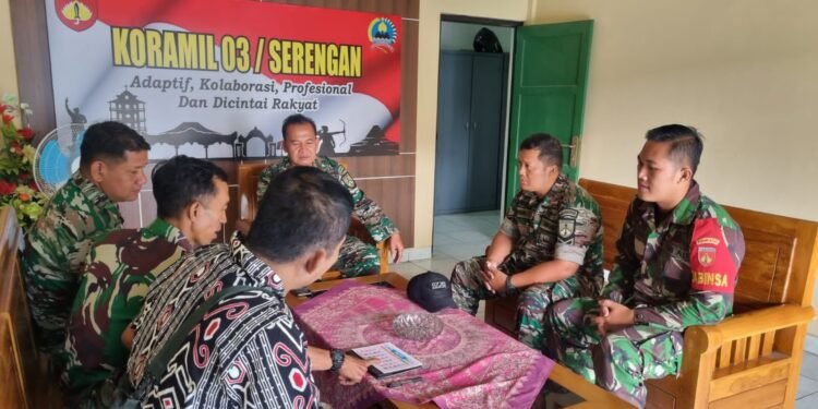 Jaga Kekompakan dan Jiwa Korsa Prajurit, Danramil Serengan Pimpin Apel Pagi.