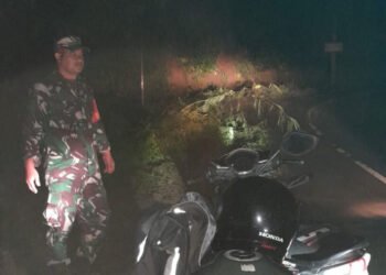 Tanggap Bencana, Bainsa Datangi Lokasi Longsor Jalur SSB.