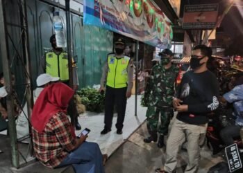 Bersinergi Koramil dan Polsek Ngemplak Gelar Patroli Malam.