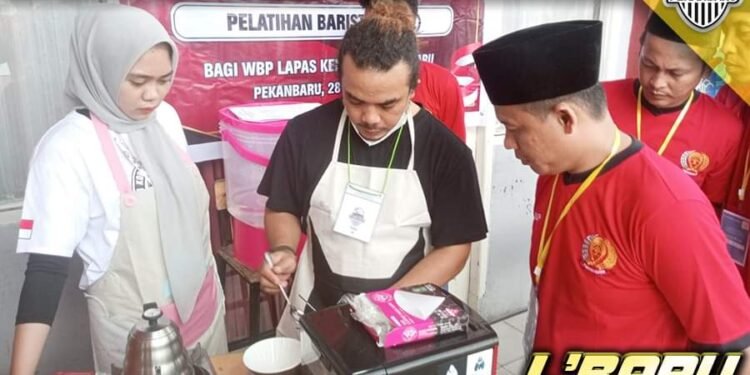 Terus Berkali WBP Keterampilan Lapas Pekanbaru Gelar Pelatihan Batista.