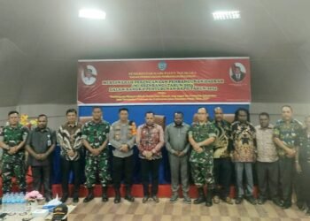 Satgas Yonif Raider 142/KJ hadir di acara Musrenbang Kab Tolikara, Mari Dukung Pemda laksanakan rencana Pembangunan.