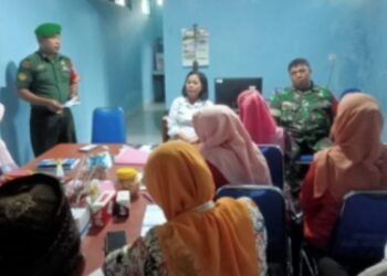 Babinsa Andong motivator Para Penyuluh dan Pembantu KB.