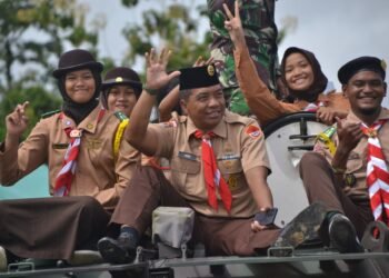 Dinyatakan Selesai, Dandim 1710/Mimika Pimpin Upacara Penutupan Perkemahan Sabtu-Minggu (Persami) Saka Wira Kartika TA. 2023