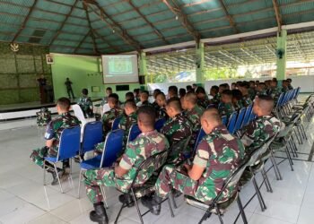 Atasi Kesulitan Pupuk, Yonif RK 732/Banau Manfaatkan Kompos Sebagai Pupuk Bokashi