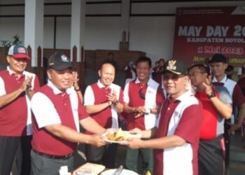 Forkopimda Boyolali Hadiri Peringatan Hari Buruh Internasional/ May Day.