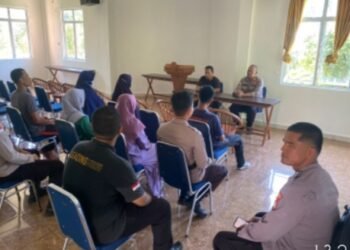 Polres Kepulauan Anambas Kembali Menggelar Jum’at Curhat Di di Gedung Pemuda Kecamatan Tarempa Timur.