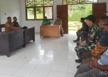 Satgas Yonif 143/TWEJ Andil Aktif Majukan Pendidikan Di Papua.