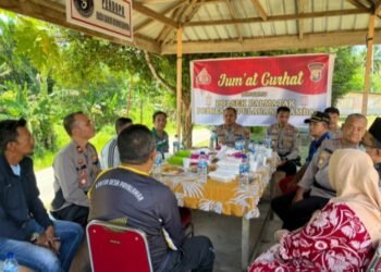 Kapolres Kepulauan Anambas Gelar Jum’at Curhat di Wilayah Hukum Polsek Palmatak.