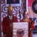 Kabidhumas Polda Kepri Hadiri Pelantikan Dewan Pengurus Wilayah Persatuan Masyarakat NIAS BARAT Indonesia Kepulauan Riau.