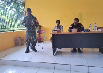 Babinsa Koramil 1710-03/Kuala Kencana Bantu Mediasi Penyelesaian Permasalahan Warga Binaan