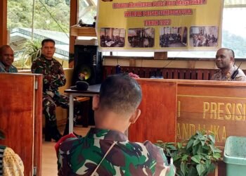 Jaga Silaturahmi, Babinsa Tembagapura Hadiri Pertemuan FKPM