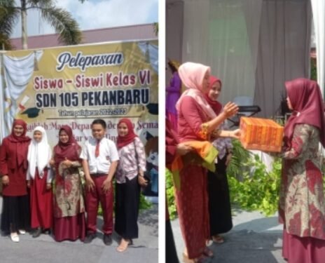 Berikut Kata Kepsek Dan Dinas Pendidikan Pekanbaru Dalam Pelepasan Anak Didik Kelas IV SDN 105 Pekanbaru