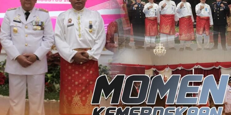 Upacara dan Penyerahan Remisi HUT RI Ke -78 Kepada 9.465 Narapidana di Jajaran Kanwil Kemenkumham Riau 