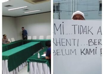 Kerja Belasan Tahun Di Makassar Golden Hotel Kota Makassar Sebanyak 34 Karyawan Mendadak Di PHK Tanpa Diberi Pesangon.