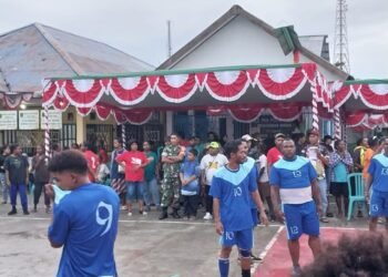 Partisipasi Koramil Timika Dukung Pelaksanaan Lomba HUT RI Ke-78