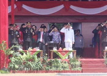 Dandim Wonogiri Ikuti Upacara Detik Detik Proklamasi HUT RI Ke-78