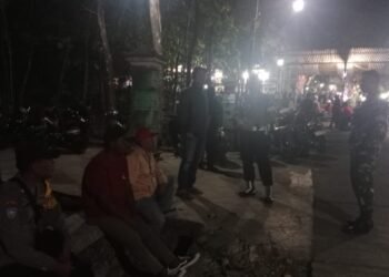 Sinergi Koramil 11/Manyaran Dan Polsek Tingkatkan Patroli Dalam Jaga Kondusifitas Wilayah