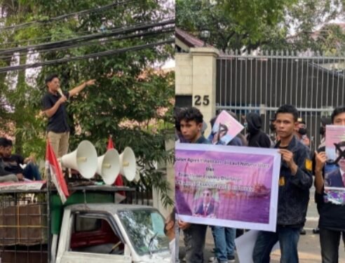 Perami Aksi Kembali di Depan Kedubes Vietnam Tolak Konsesi ZEE