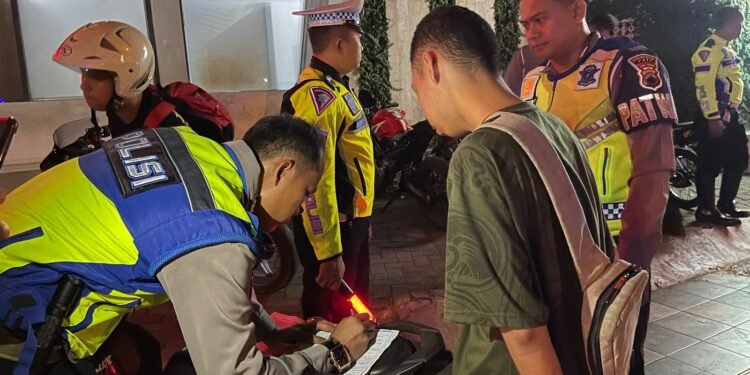 Menindak Laporan Masyarakat, Satlantas Polresta Pati Berhasil Amankan 7 Pelaku Balap Liar dan 16 Knalpot Brong