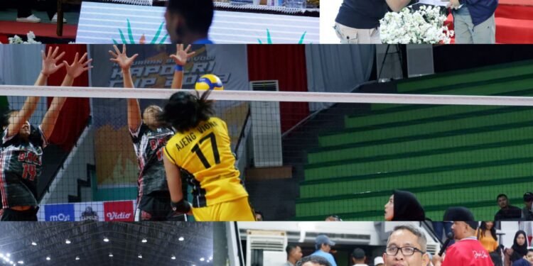 Keseruan Turnamen Bola Voli Kapolri Cup 2023, Antusiasme Masyarakat Khususnya Kota Pontianak Sangat Tinggi