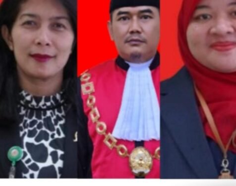 Inilah Wajah-Wajah Trio Majelis Hakim Pengadilan Negeri Koba Yang Vonis Bebas Cukong Timah 