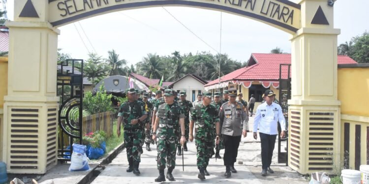 Pangdam I/BB Kunjungi Pos Ramil Rupat Utara