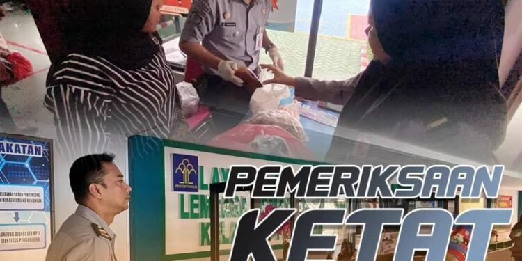 Penggeledahan Barang dan Badan Pengunjung Bentuk Antisipasi Penyelundupan Barang Terlarang