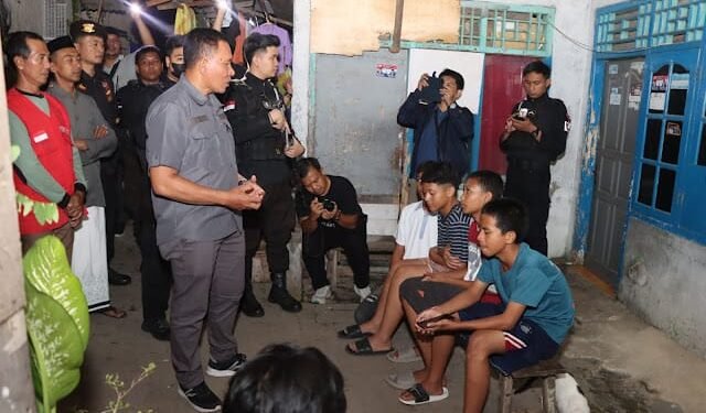 Berantas Maraknya Peredaran Narkoba, Satresnarkoba Polresta Bandar Lampung Gelar Patroli Hingga Kepelosok Perkampungan