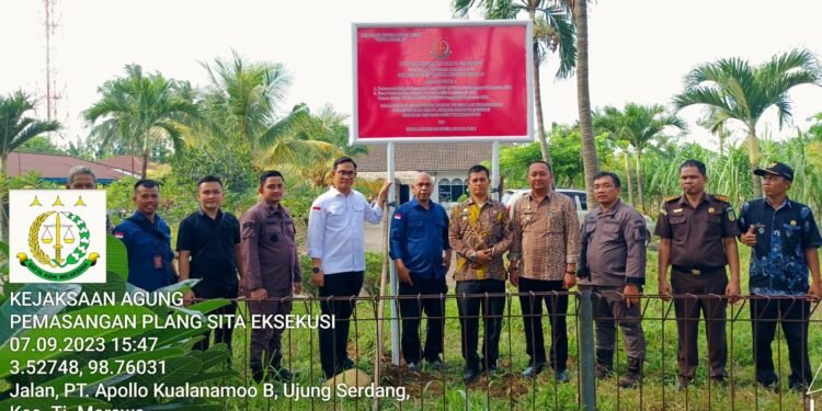 Penitipan Aset Hasil Sita Eksekusi Milik Terpidana BENNY TJOKROSAPUTRO di Deli Serdang