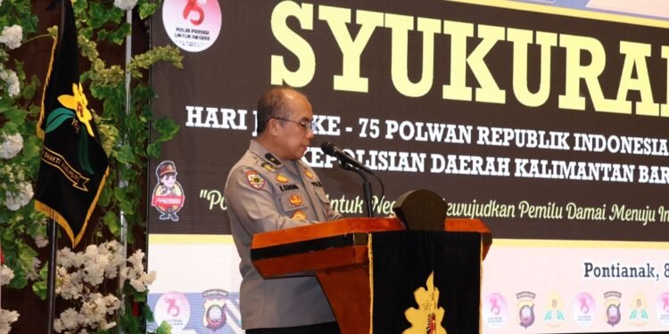 Polda Kalbar Gelar Doa Dan Syukuran Peringati Hari Jadi Polwan Ke-75