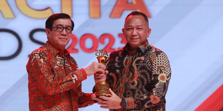 Jaksa Agung ST Burhanuddin Raih Penghargaan NAWACITA AWARD 2023 Kategori “Penegakan Hukum”