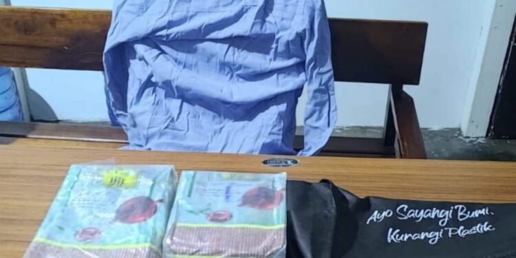 Bravo,,!! Tim Gabungan Interdiksi Terpadu Polda Kalbar Tangkap Seorang Pria dan Sita 2,1 Kg Sabu