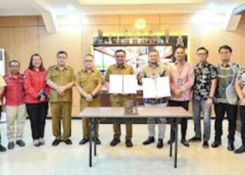 Pemkot Kota Bitung Jalin MoU, Dengan PT. Bank BRI Persero Guna Sejahterakan Masyarakat.