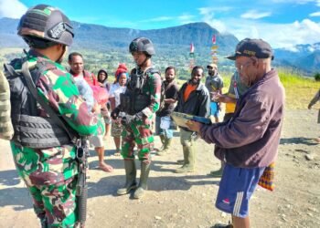 Anjangsana di Jalanan Distrik Gome, Papua