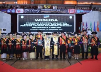 Unila Mewisuda 1,473 Mahasiswa Periode I TH Akademi 2023/ 2024.