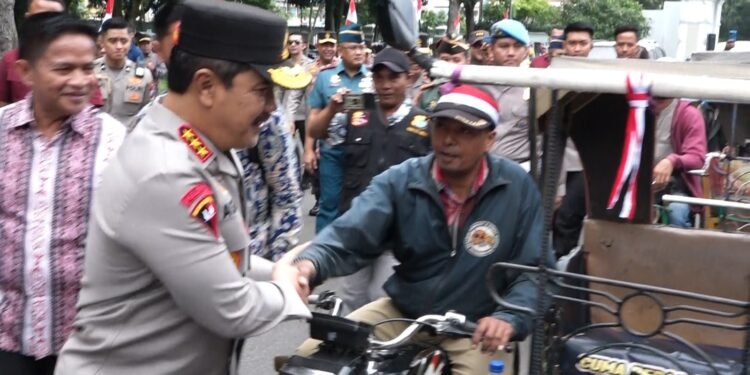 Sebanyak 6.000 Orang Abang Becak Siap Jaga Kondusifitas Pemilu 2024