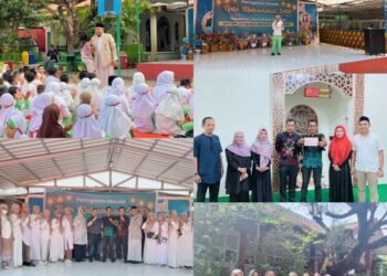 Bentuk Kepedulian Terhadap Palestina, Maulid Nabi SDI Unggulan BTN Pemda Berikan Sumbangan