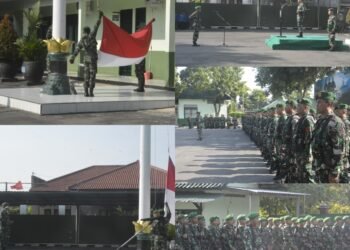 Peringati Sumpah Pemuda, Kodim Boyolali Gelar Upacara Bendera