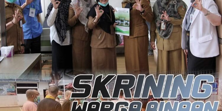 Terus Optimalkan Layanan Kesehatan Bagi Warga Binaan, Lapas Pekanbaru Berikan VCT dan Skrining IMS