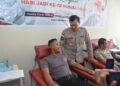 Peringati HUT Humas Polri Ke-72, Polda Kepri dan Polresta Barelang Gelar Bakti Kesehatan Donor Darah 