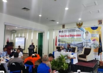 Kepala Zona Bakamla Tengah Hadiri FGD Kesyahbandaran Manado