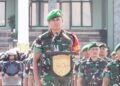 Pangdam XII/Tpr Beserta Prajurit Ikuti Apel Kesiapan Pengamanan Pemilu Dipimpin Oleh Kasad