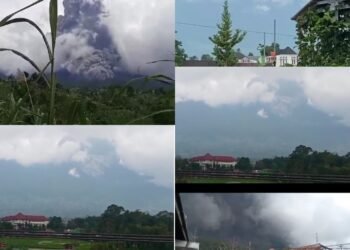 Laporan Singkat Kejadian Letusan Gunung Merapi di Sumatra Barat