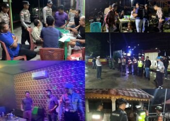 Menjaga Keamanan Tetap Kondusif, Polres Kep. Anambas dan TNI Laksanakan Patroli KRYD di Wilayah Hukum Polres Kepulauan Anambas