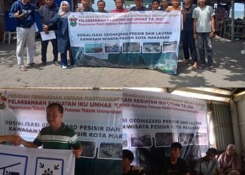 Departemen Teknik Kelautan Unhas: Sosialisasi Geohazard Kawasan Wisata Pesisir Kota Makassar